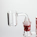 7" 2-in-1 Beehive Design Rig with Perc Banger & Bowl Included Glass Rig 777 Smoke