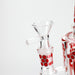7" 2-in-1 Beehive Design Rig with Perc Banger & Bowl Included Glass Rig 777 Smoke