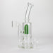 Triangle | 10" 2-in-1 Premium Glass Dab Rig with Tree Percolator Glass Rig 777 Smoke Green