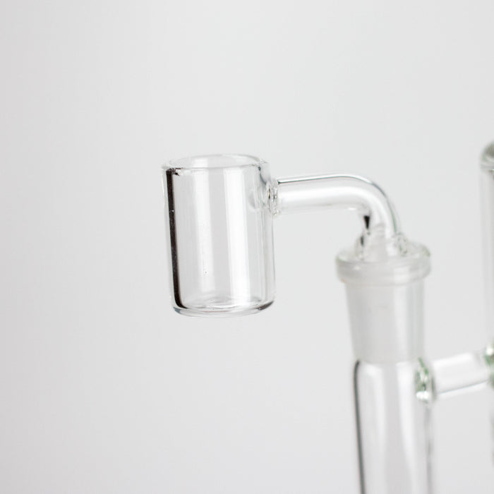 Triangle | 10" 2-in-1 Premium Glass Dab Rig with Tree Percolator Glass Rig 777 Smoke