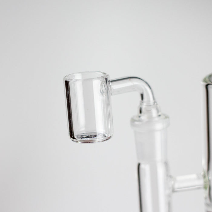 9" 2-in-1 Glass Dab Rig with Tree Percolator Glass Rig 777 Smoke
