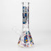 10" Sugar Skull New Design Glass Beaker Bong – Glow in the Dark Glass Bong 777 Smoke Design1