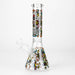 10" Sugar Skull New Design Glass Beaker Bong – Glow in the Dark Glass Bong 777 Smoke Design3