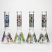 10" Sugar Skull New Design Glass Beaker Bong – Glow in the Dark Glass Bong 777 Smoke