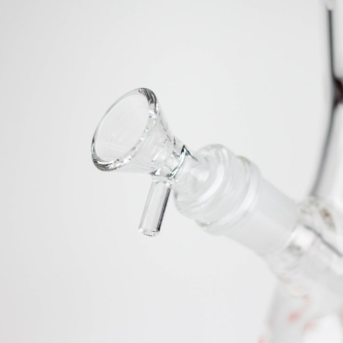 10" Cherry Blossom New Design Glass Beaker Bong Glass Bong 777 Smoke