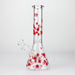 10" Cherry Blossom New Design Glass Beaker Bong Glass Bong 777 Smoke Pink