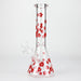 10" Cherry Blossom New Design Glass Beaker Bong Glass Bong 777 Smoke Red