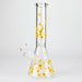 10" Cherry Blossom New Design Glass Beaker Bong Glass Bong 777 Smoke Yellow