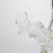 14" Flower and Butterfly Design 7mm Thick Heavy Duty Glass Beaker Bong Glass Bong 777 Smoke