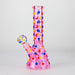 10" 3D Moon Star Design Glass Beaker Bong – Glow in the Dark Glass Bong 777 Smoke