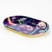 Premium Pocket Oval Metal Tray Bag of 12 - 4 Mushroom Designs Mix Tray 777 Smoke
