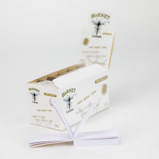 HORNET | Natural Hemp & Cotton Preformed Filter Tips Rolling Paper – 25 Booklets/Box Filter Tip 777 Smoke Default Title