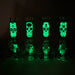 10" Sugar Skull New Design Glass Beaker Bong – Glow in the Dark Glass Bong 777 Smoke