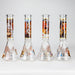 10" Fox and Bunny Design Glass Beaker Bong Glass Bong 777 Smoke Design1