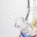 14" Eye Design 7mm Thick Heavy-Duty Glass Beaker Bong Glass Bong 777 Smoke