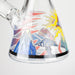14" Eye Design 7mm Thick Heavy-Duty Glass Beaker Bong Glass Bong 777 Smoke