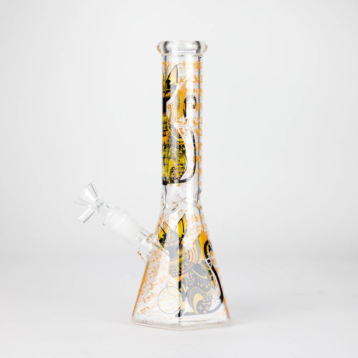 10" Ancient Art Design Glass Beaker Bong Glass Bong 777 Smoke