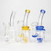 6" Assorted Design Stemless Glass Bong Glass Bong Bongzie Smokes
