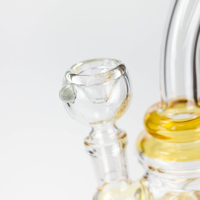 6" Assorted Design Stemless Glass Bong Glass Bong Bongzie Smokes