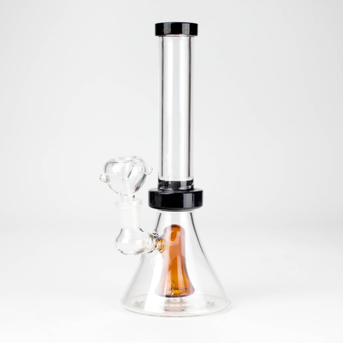 9" Stemless Glass Bong with diffuser Glass Bong Bongzie Smokes
