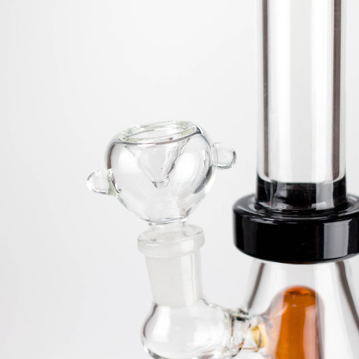 9" Stemless Glass Bong with diffuser Glass Bong Bongzie Smokes
