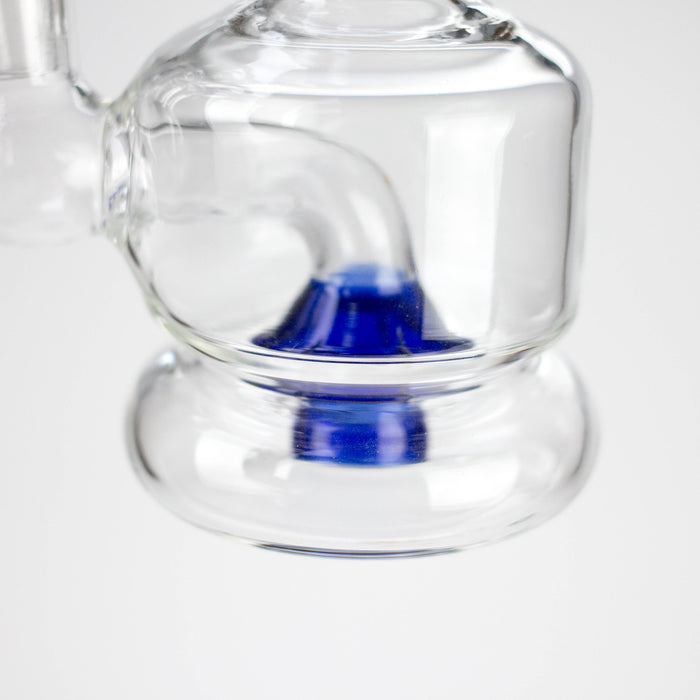 6" Assorted Design Stemless Glass Bong with 14mm Bowl Joint Glass Bong Bongzie Smokes