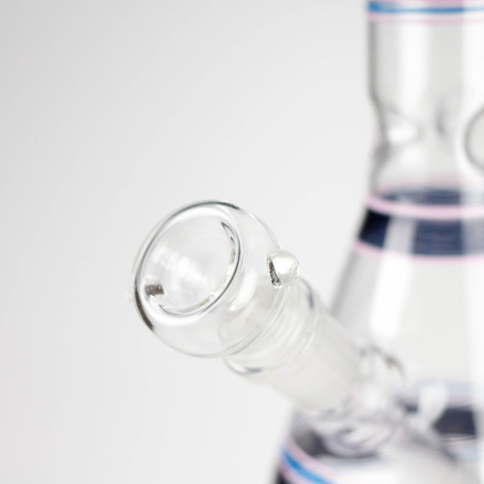 10" Assorted Design Glass Bong with 14mm Bowl Joint Glass Bong Bongzie Smokes