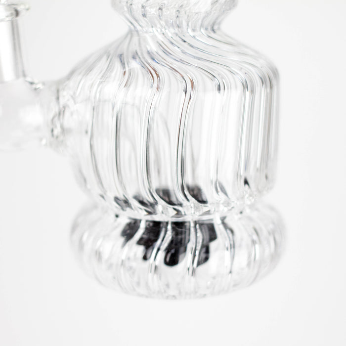6" Assorted Design Stemless Glass Bong Glass Bong Bongzie Smokes
