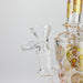 7" 2-in-1 Sugar Skull Design Rig with Perc, Banger & Bowl Included Glass Rig 777 Smoke