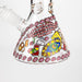 8" Abstract Art Design Glass Beaker Bong Glass Bong 777 Smoke