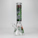 14" The Liberty Is Dead Design 7mm Thick Heavy Duty Glass Beaker Bong Glass Bong 777 Smoke Design2
