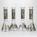 10" King Of Death Design Glass Beaker Bong Glass Bong 777 Smoke