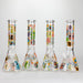 10" Monster Graffiti Design Glass Beaker Bong Glass Bong 777 Smoke