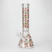 14" Love Design 7mm Thick Heavy Duty Glass Beaker Bong Glass Bong 777 Smoke Design2