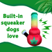 Bo da Bong - Parody Plush Rasta Color Squeaker Dog Toy - 9" For Pet PAW20