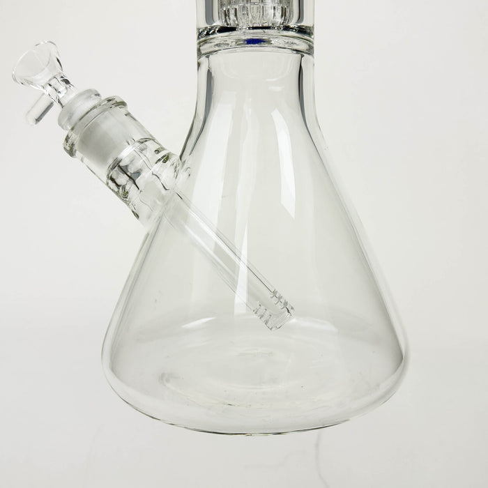 16" Color-Accented Glass Water Bong with Percolator