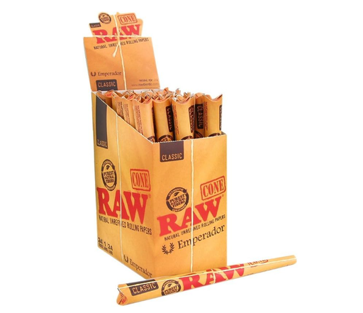 Raw | Classic Emperador Cones ( Box of 24 Display ) [SMK511] Pre-rolled Cone (Display Pack) NIBO Distribution