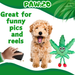 MJ the Marijuana Leaf - Squeaky Dog Toy - Shelf-Sitter Plushie - 13" For Pet PAW:20