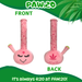 Harmony Bong - Parody Plush Squeaky Dog Toy - 10" For Pet PAW20