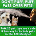 Harmony Bong - Parody Plush Squeaky Dog Toy - 10" For Pet PAW20