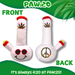 Lil' Billie Bong - Parody Plush Catnip Cat Toy - 5" For Pet PAW20