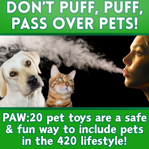 Lil' Mary Jane the Marijuana Leaf - Plush Catnip Cat Toy - 6" For Pet PAW:20