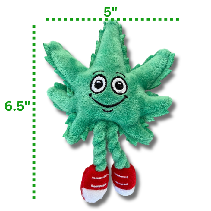 Lil' MJ the Marijuana Leaf - Plush Catnip Cat Toy - 6" For Pet PAW:20