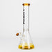 FOGGX | 14" Beaker Glass Bong – 7mm Thick [FT540] Glass Bong LEHIGH WHOLESALE Amber