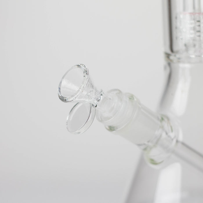 FOGGX | 14" Glass Water Pipe with Percolator [FT187] Glass Bong LEHIGH WHOLESALE
