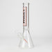 FOGGX | 14" Glass Water Pipe – 7mm Thick [FT590] Glass Bong LEHIGH WHOLESALE Pink