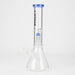 FOGGX | 14" Glass Water Pipe with Percolator [FT187] Glass Bong LEHIGH WHOLESALE Blue