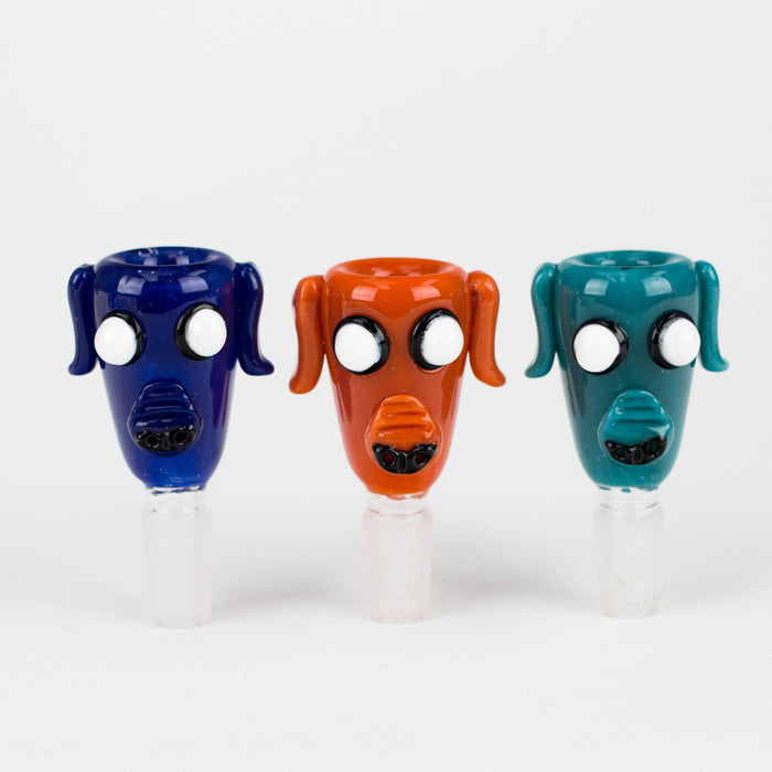Cheech | 14mm Colourful Animal Glass Bowls with Handle – CH Bowl 110 Bowl · Popper Smoking Cat Distribution