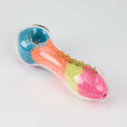 Cheech | 4.5" Glow in the Dark Hand Pipe – Assorted Colors Glass Pipe Smoking Cat Distribution
