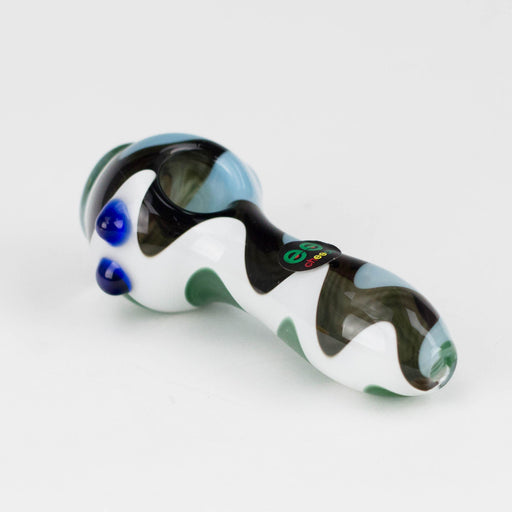 Cheech | 3.5" Glycerin Hand Freezable Pipe – Assorted Colors Glass Pipe Smoking Cat Distribution